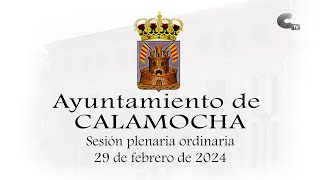 Sesión Plenaria Ordinaria del Ayuntamiento de Calamocha 29022024 [upl. by Marti158]