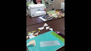 Quilting Tutorial  Quiltworxcom How to assemble the small eight point star [upl. by Hsizan]