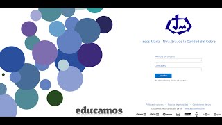 Primer acceso a la plataforma EDUCAMOS [upl. by Ynahteb788]