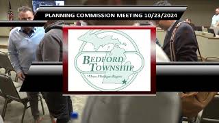 BEDFORD PLANNING COMMISSION 10232024 [upl. by Corrine]