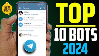 New telegram bot 2024  Telegram top 10 bots  Telegram new amazing bot [upl. by Clare137]