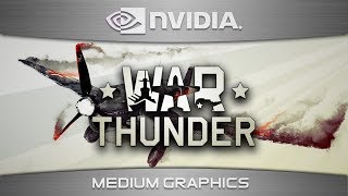 War Thunder  GeForce 8600M GT medium details [upl. by Ahsat762]