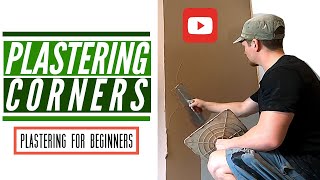 How To Plaster Corners  Corner Bead Plastering For Beginners [upl. by Yrneh]