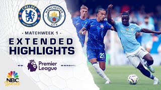 Chelsea v Manchester City  PREMIER LEAGUE HIGHLIGHTS  8182024  NBC Sports [upl. by Pitt]