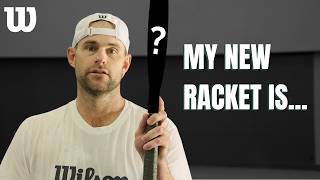 Andy Roddick WILSON RACKET REVEAL [upl. by Nediarb]