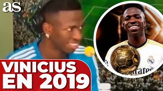 VINICIUS en 2019 dijo esto sobre el BALÓN DE ORO y el REAL MADRID en EL LARGUERO [upl. by Accisej]