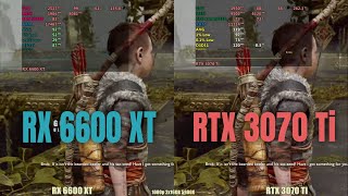 rtx 3070ti vs rx 6600 xt 2024 gaming [upl. by Arodnahs]