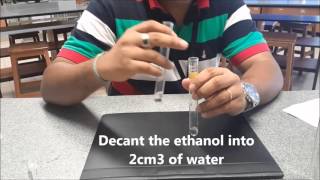 Ethanol Emulsion Test [upl. by Cory]