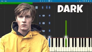 Dark Theme Song  Piano Tutorial  Netflix Apparat  Goodbye [upl. by Anaillil]