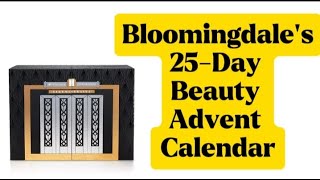 Bloomingdales 25 days beauty advent calendar [upl. by Pascale]