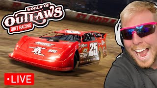 LIVE  WORLD OF OUTLAWS DIRT RACING  OPEN ONLINE LOBBIES  ALL DIVISIONS  JOIN IN [upl. by Nrubyar]