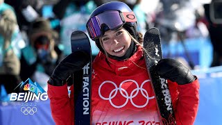 Eileen Gu dominates womens halfpipe for second gold medal  Winter Olympics 2022  NBC Sports [upl. by Jeffrey]