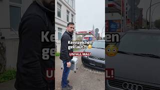 Nummernschild gesucht 👀 kfzgutachter kfzgutachten auto kfz audi unfall unfallschaden [upl. by Venezia]