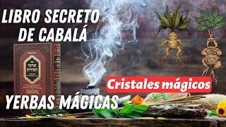 Libro Secreto de Kabbalah sobre el poder de las plantas y los cristales mágicos [upl. by Anasus]