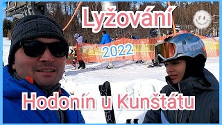 Rodinný výlet Lyžování Hodonín u Kunštátu 2022 movie [upl. by Kirimia]