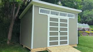 Costco Yardline Montague 12 x 8 Wood Storage Shed Consumer Review [upl. by Oriel]