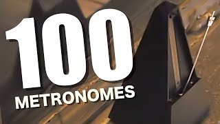 100 METRONOMES poème symphonique [upl. by Carin]