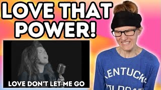 Angelina Jordan  Love Dont Let Me Go REACTION  Yeah Sis First Time Hearing [upl. by Gaige]