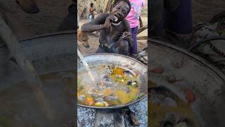 So delicious 😋🍲‼️ See how Hadza cooks their favorite meal today middle of nowhere ‼️😲hadzabetribe [upl. by Byers580]