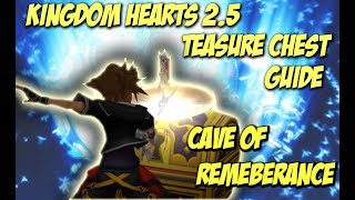 Kingdom Hearts Remix 25 Cave of Remembrance Treasure Chest Guide amp Walkthrough [upl. by Sadnalor923]