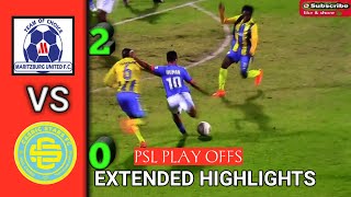 Maritzburg United vs Casric stars extended highlights pls playoffs [upl. by Holladay]