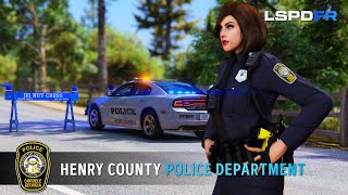 Botched Pursuit of a Stolen Vehicle  Henry County Police  GTA5 LSPDFR [upl. by Boyd450]