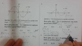 Karekök YKSLYS FONKSİYONLAR Test5 Matematik Anlatımlı Çözümleri [upl. by Judsen]