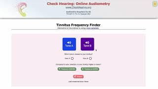 2 Different Ways to Determine Tinnitus Frequency Quickly and Easily [upl. by Eimarej]