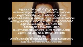 Athmavil Muttivilichathu Pole karaoke  Aaranyakam  Yesudas [upl. by Balfore]