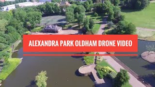 Alexandra Park Oldham Drone Video [upl. by Jolee490]