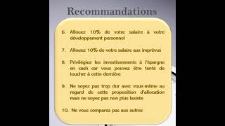 10 Conseils pour Mieux Gérer votre Salaire [upl. by Adina]