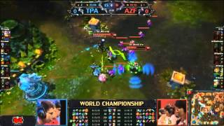 Azubu Frost RapidStar Karthus Requiem Quadra Kill After Death HD League of Legends S2 World Finals [upl. by Oluas]