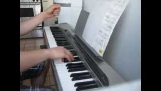 Je voudrais un bonhomme de neigepiano cover [upl. by Rhiamon]