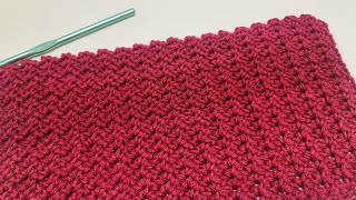 SUPER EASY Beginner Friendly Stitch For Blankets and Scarfs  Crochet Sprig Stitch Tutorial [upl. by Anilac]