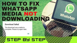 WhatsApp media not downloading after android updates  Solved [upl. by Navillus]