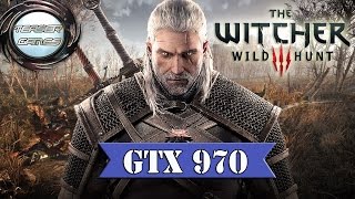 The Witcher 3  GTX 970 Max Settings Hairworks OnOff [upl. by Arette]