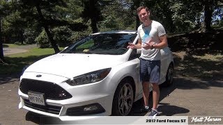 Review 2017 Ford Focus ST [upl. by Dennard]