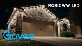 Govee Permanent Outdoor Lights PRO VERSION  InstallDemo [upl. by Cleodal]