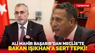 Asgari ücrete yılda bir kere zam CHPli Başarırdan Bakan Işıkhana Mecliste tepki gösterdi [upl. by Teiv]