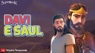 Superbook Português  Davi e Saul  Temporada 3 Episódio 7  Versão Oficial em HD [upl. by Suired220]