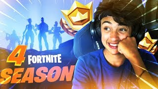 ⚔️LA SAISON 4 EST ARRIVÉE SUR FORTNITE🤩 NOUVEAUX SKINS SUPER POUVOIR ET BIEN PLUS ENCORE ⚔️ [upl. by Vassell471]