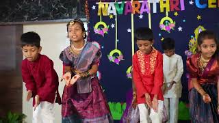 SSD GRAMMAR HIGH SCHOOL BATHUKAMMA amp NAVARATRI CELEBRATIONS I CHINNIMAABATHUKAMMA DANCE BY GRADE II [upl. by Pauly]