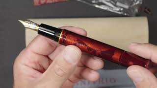 Danitrio Genkai Byakudan nuri Dragon Fountain Pen [upl. by Atirac]