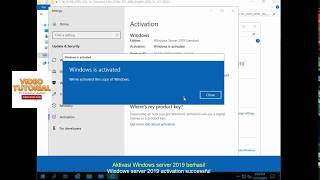 Cara Aktivasi Windows Server 2019 Standard dengan mudah [upl. by Towers]