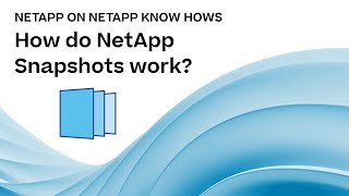 How do NetApp Snapshots work  NetApp on NetApp Know Hows [upl. by Zarah]