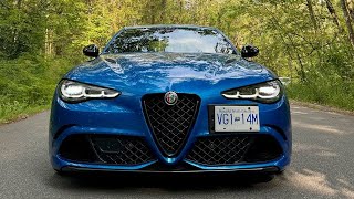 2024 Alfa Romeo Giulia Quadrifoglio Seats5 twin turbo V6  Interior Exterior [upl. by Llertnov252]