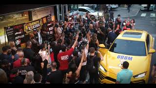 Aaron Carter VS Lamar Odom Fight Lamborghini Urus Vs Classic Old Rolls [upl. by Grimaud]