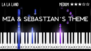 La La Land  Mia amp Sebastians Theme  EASY Piano Tutorial [upl. by Acemat]