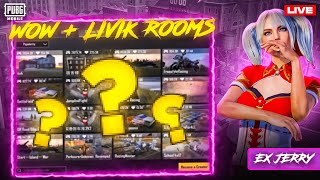 PUBG MOBILE LIVE CUSTOM ROOMS  PUBG LIVE WOW amp LIVIK ROOMS  UC amp RP GIVEAWAYS  CASH GIVEAWAYS [upl. by Kcirtapnaes696]