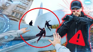 CHASED BY SECRET AGENTS Parkour POV Escape [upl. by Ichabod]